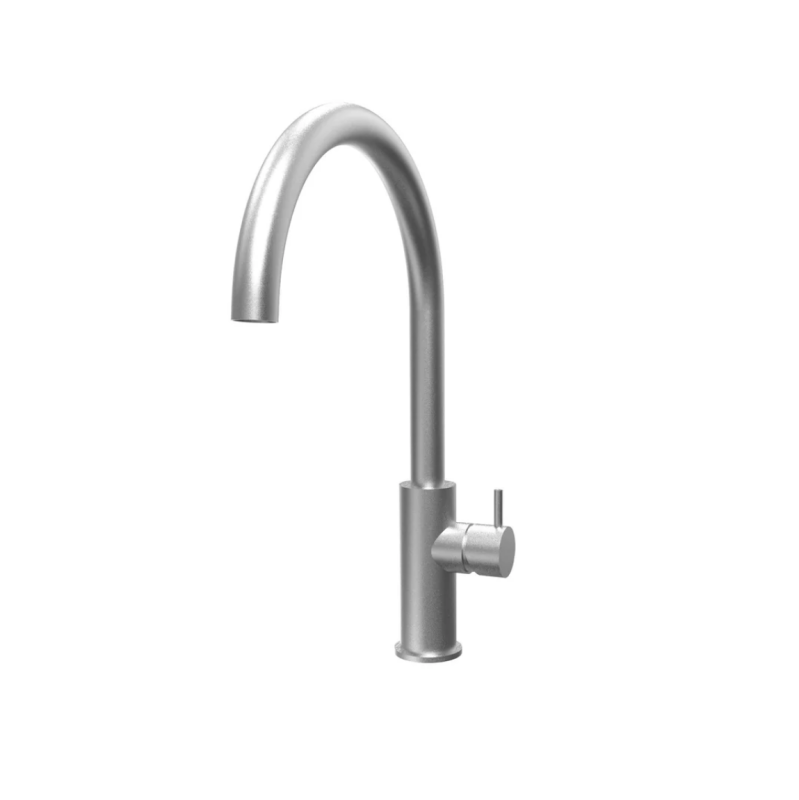 Waterevolution Flow mitigeur de cuisine avec bec rotatif rond en inox T158UIE