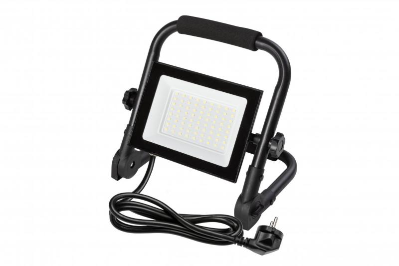 NELI Tragbarer Scheinwerfer, LED, 50W, 4500lm, 6400K, AC220-240V, IP65, 1,5m Kabel