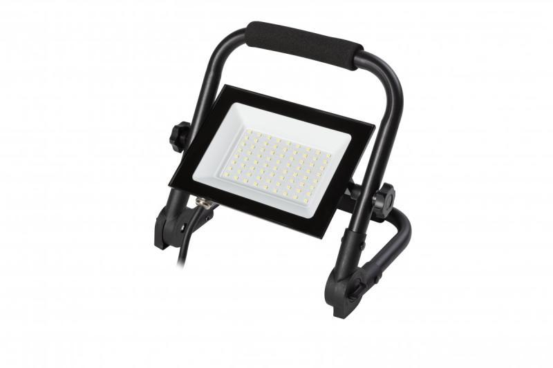 NELI Tragbarer Scheinwerfer, LED, 50W, 4500lm, 6400K, AC220-240V, IP65, 1,5m Kabel