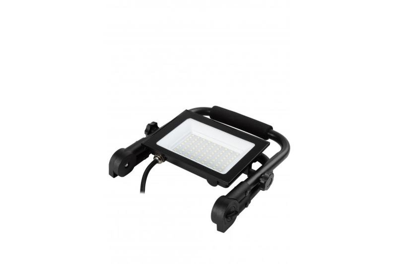 NELI Tragbarer Scheinwerfer, LED, 50W, 4500lm, 6400K, AC220-240V, IP65, 1,5m Kabel