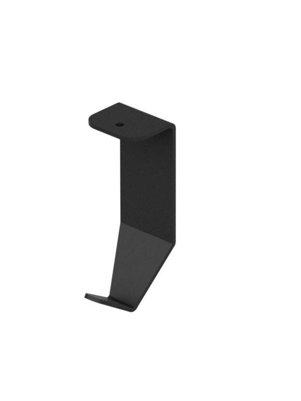 Epka Luxion Set Küchenstangen 80 cm mit Zubehör Metall mit verdeckter Befestigung Schwarz 1208969982