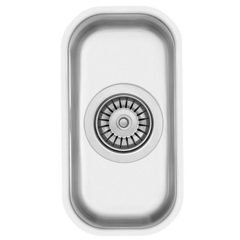 Évier Banka IB1530 en inox 168 x 318 mm Montage en surface et à fleur 1208970043