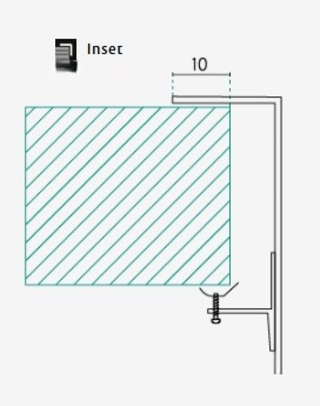 Évier Banka IB1530 en inox 168 x 318 mm Montage en surface et à fleur 1208970043