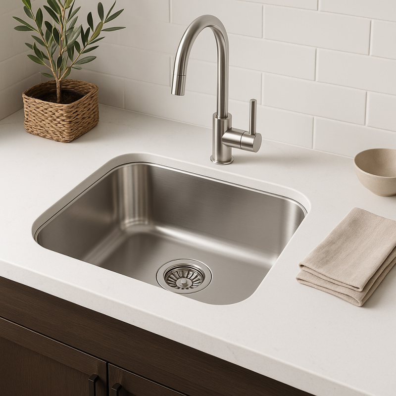 Évier en inox Banka IB3440 34 x 40 cm sous-plan 1208970046