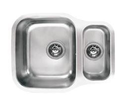 Évier encastré Banka Alaska en inox 1,5 bac 524 x 400 mm 1208970064