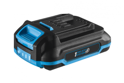 Perceuse sans fil HÖGERT 18V, ensemble avec batterie, chargeur, porte-embouts, et magasin de forets.