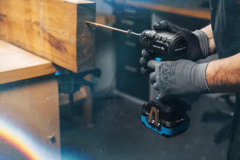 HÖGERT Akku-Schlagschrauberset 200 Nm 18V mit bürstenlosem Motor