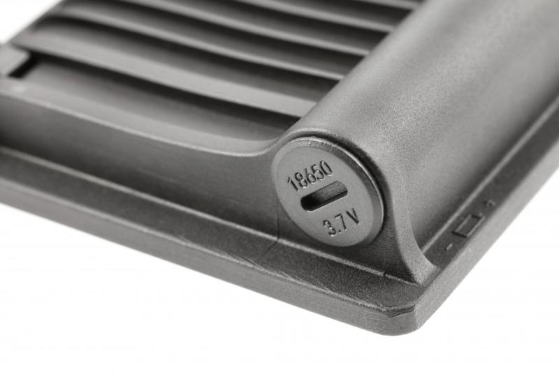 Lumière d'inondation solaire LUMOS II, LED, 3000lm, 6400K, 2x2600mAh remplaçable, IP65, noir