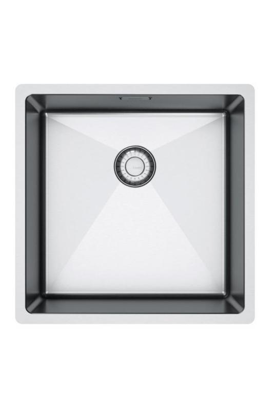 Franke Bolero Plus New R10 B2X 210-40-40 Edelstahl Spülbecken Flächenbündige Unterbau und Aufbau 40x40 cm 127.0728.976