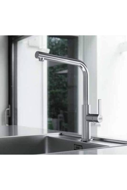 Franke Maris Slim L Küchenarmatur Drehbarer Auslauf Chrom 115.0728.390
