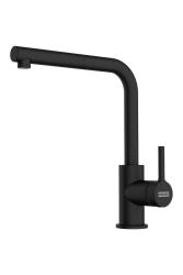 Franke Lina L Robinet de Cuisine Noir avec Bec Extractible 115.0712.435