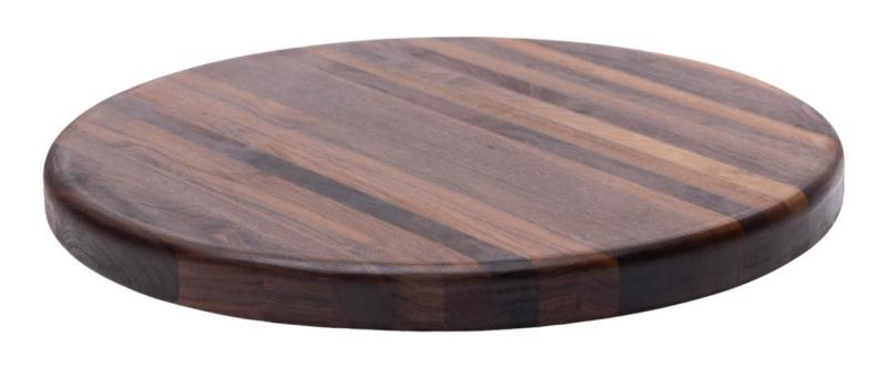 Woodsea Metzger Rund - Walnussholz Schneidebrett Rund Ø50 cm 1208971533