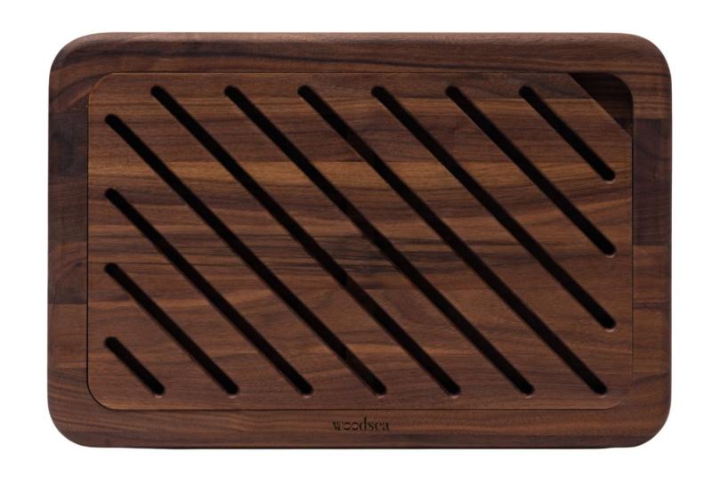 Woodsea Brot Walnuss - Holz Brotbrett Walnuss 45x30cm 1208971537