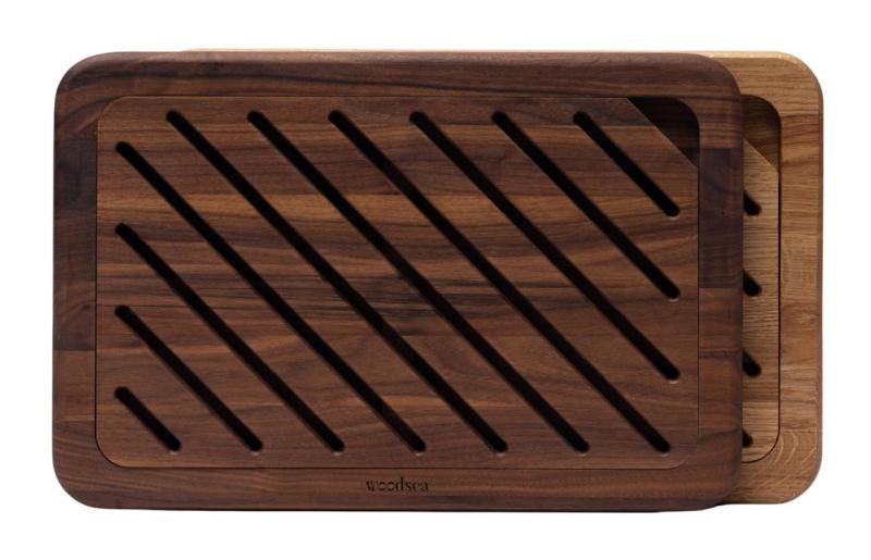 Woodsea Brot Walnuss - Holz Brotbrett Walnuss 45x30cm 1208971537