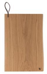 Woodsea Chop-Chop Oak M - Planche à découper en chêne 35x24cm avec poignée en cuir 1208971540