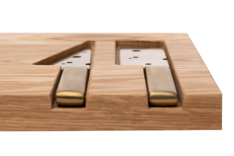 Woodsea Käse Eiche S - Eichenholz Käsebrett 42x20cm 1208971555