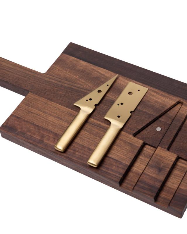 Woodsea Käse Walnuss M - Walnussholz Käsebrett 55x20cm 1208971559