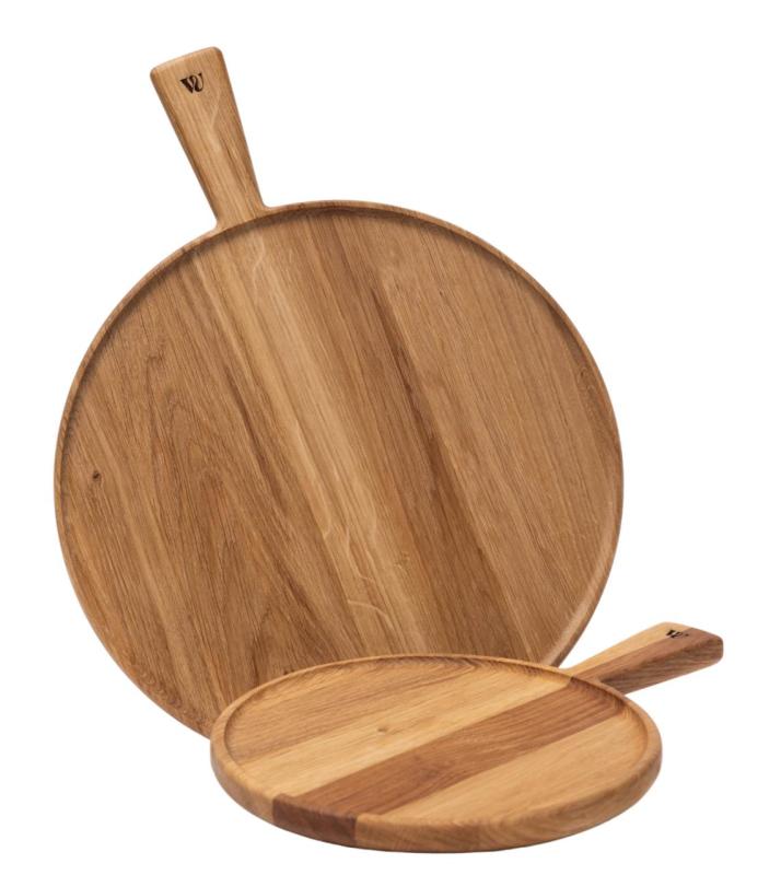 Woodsea Pizza S - Eichenholz Pizzabrett Rund Ø25 cm 1208971582