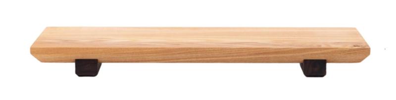 Woodsea Sushi S- Eschenholz Sushibrett mit Walnussholzbeinen 30x12 cm 1208971584