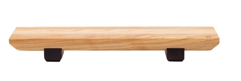 Woodsea Sushi M - Eschenholz Sushibrett mit Walnussholzfüßen 30x17 cm 1208971585
