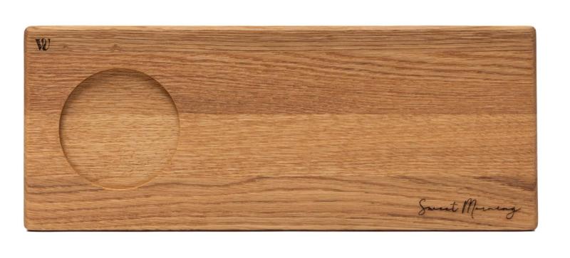 Woodsea Frühstück - Eichenholz Servierbrett 38x15 cm 1208971586
