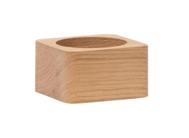 Woodsea Serviettenring Eiche - Eichenholz Serviettenring 5x5 cm 2 Stück 1208971602