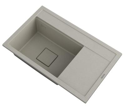 Graniteland Seta Évier en granit beige sable encastré 80x50 cm1208971620