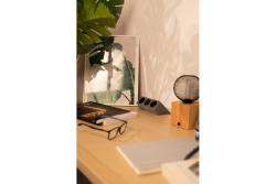 Prise pour meuble SOFITO, 2xSHUKO, USB A+C, câble 1,5 m, gris flocage