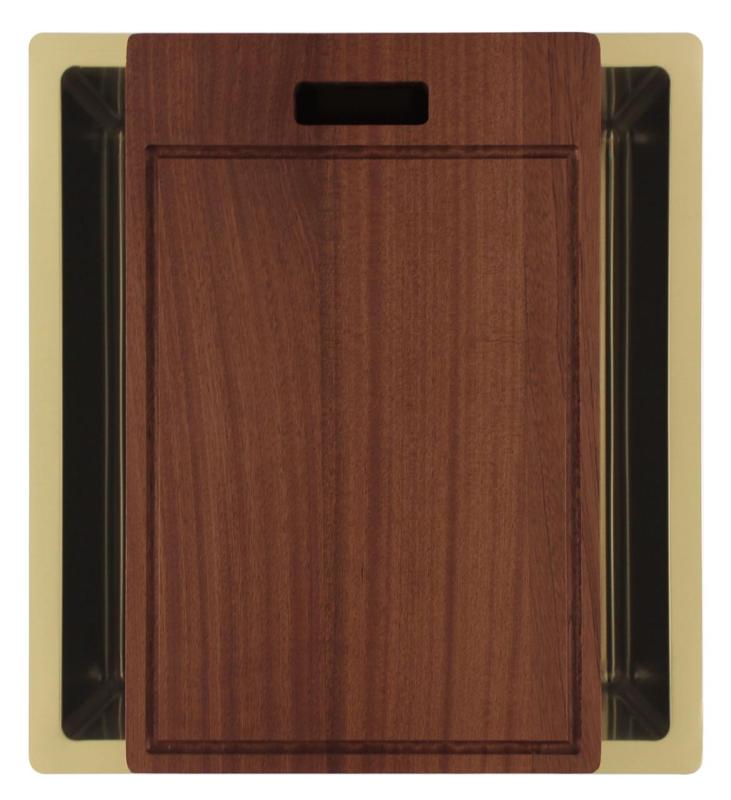 Pure.Sink Luxion Évier doré 36 x 40 cm, encastrable, à encastrer à fleur ou en saillie PLX3640-60