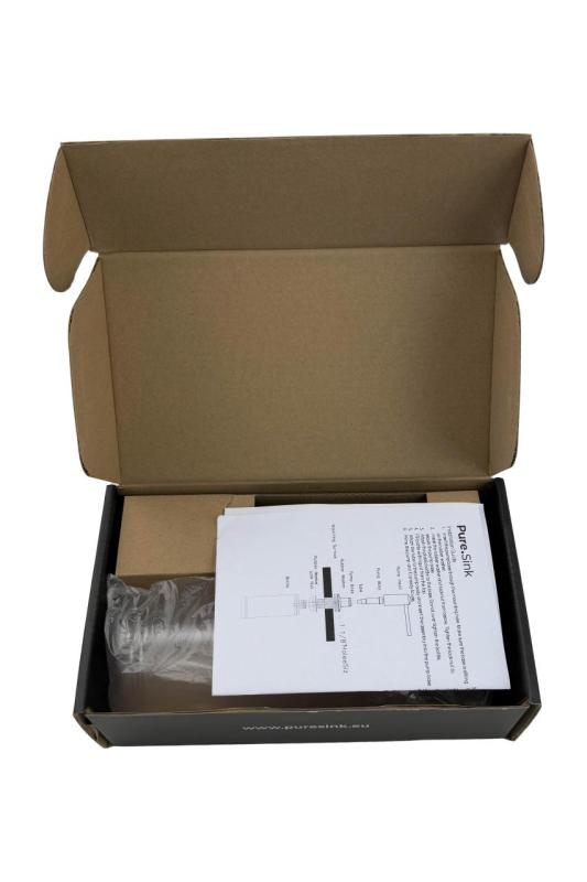 Pure.Sink Elite Steel Shine Distributeur de savon encastré PVD cuivre rechargeable par le haut PS9010-62