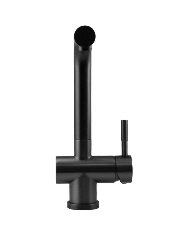 Pure.Sink Elite Steel Pulse-S robinet de cuisine PVD gun metal avec bec extractible et mode de pulvérisation PS8500-61