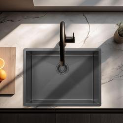 Pure.Sink Luxion Évier en bronze 55 x 40 cm, à encastrer sous plan 1208972455