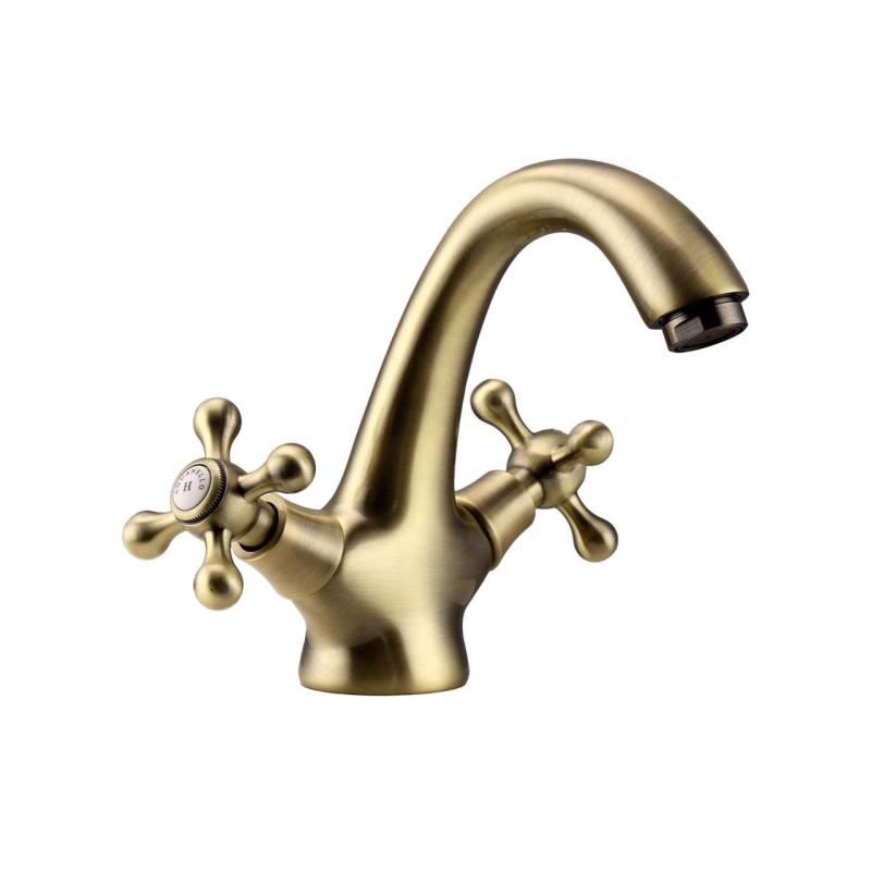 Aquanello Heritage Ascot Klassischer nostalgischer Waschtischmischer Bronze BN-4101-HA