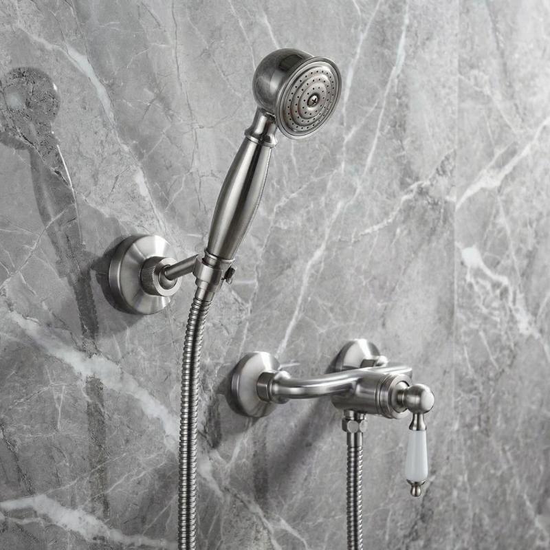 Aquanello Heritage Manor Mitigeur de douche classique en acier inoxydable NB-2001-HM