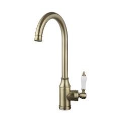 Aquanello Heritage Manor Robinet de cuisine classique et nostalgique, couleur bronze BN-9001-HM