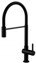 Aquanello Gastro Mitigeur de cuisine à bec flexible noir BL-4400-GT