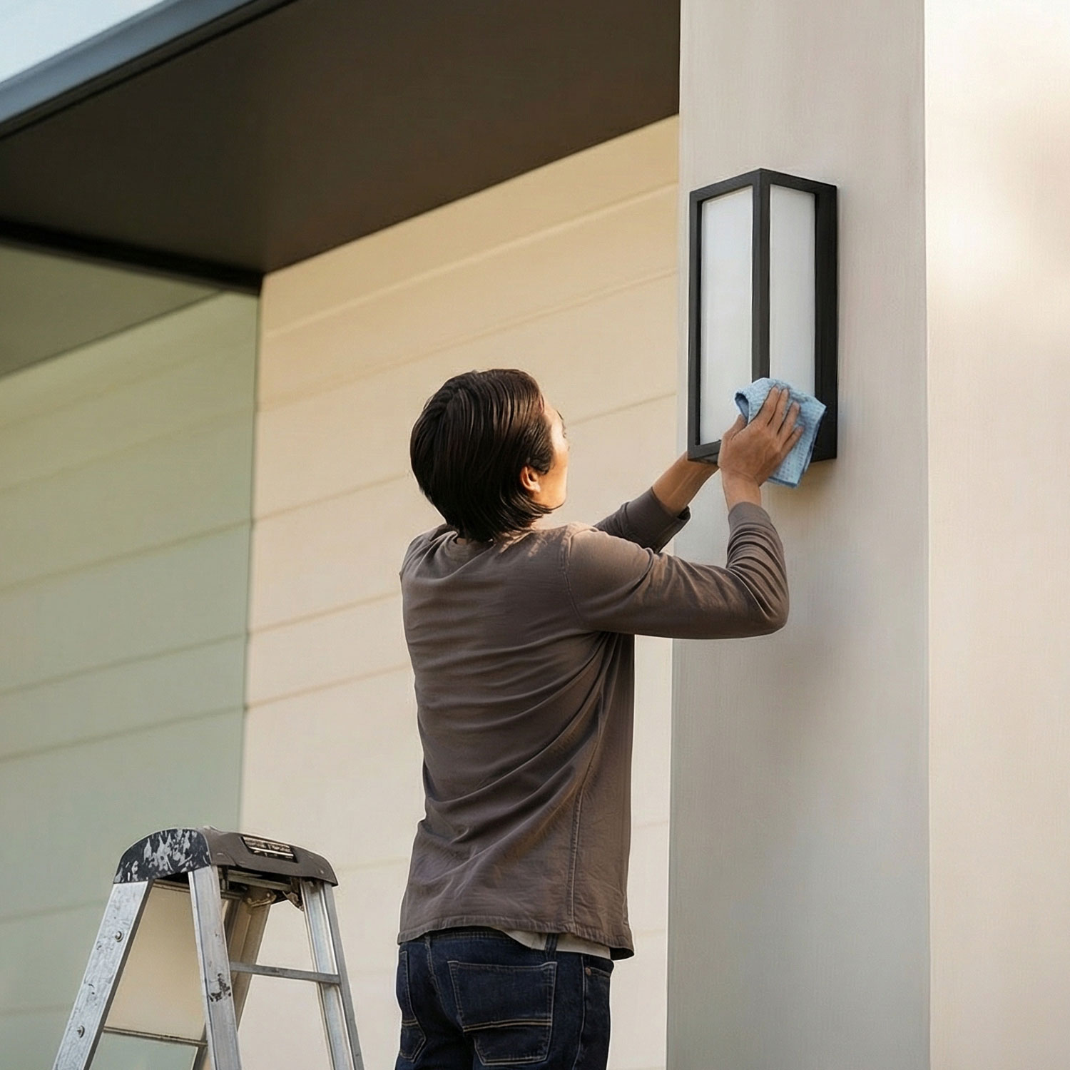Nettoyage des appliques murales extérieures : conseils d'entretien saisonnier