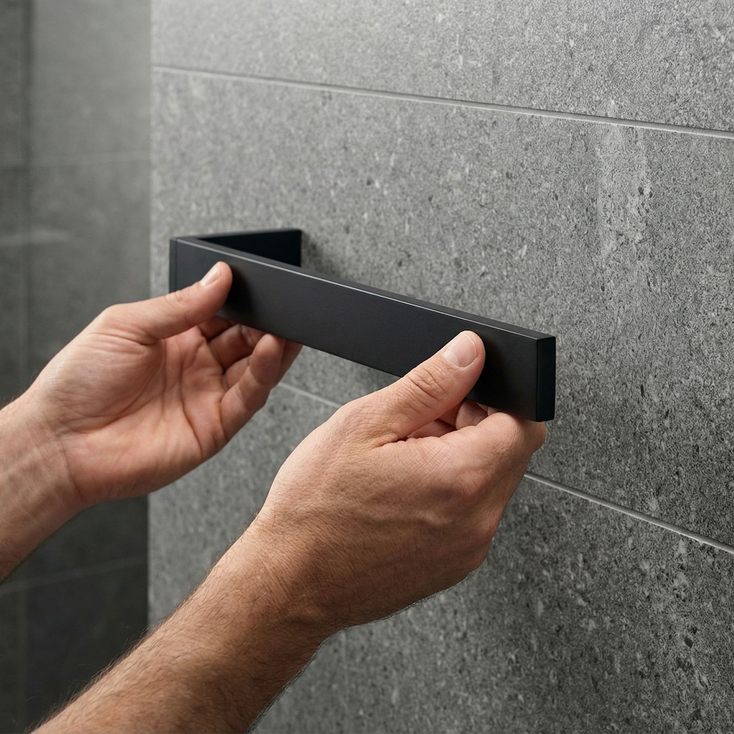Comment installer des porte-serviettes sur des murs carrelés