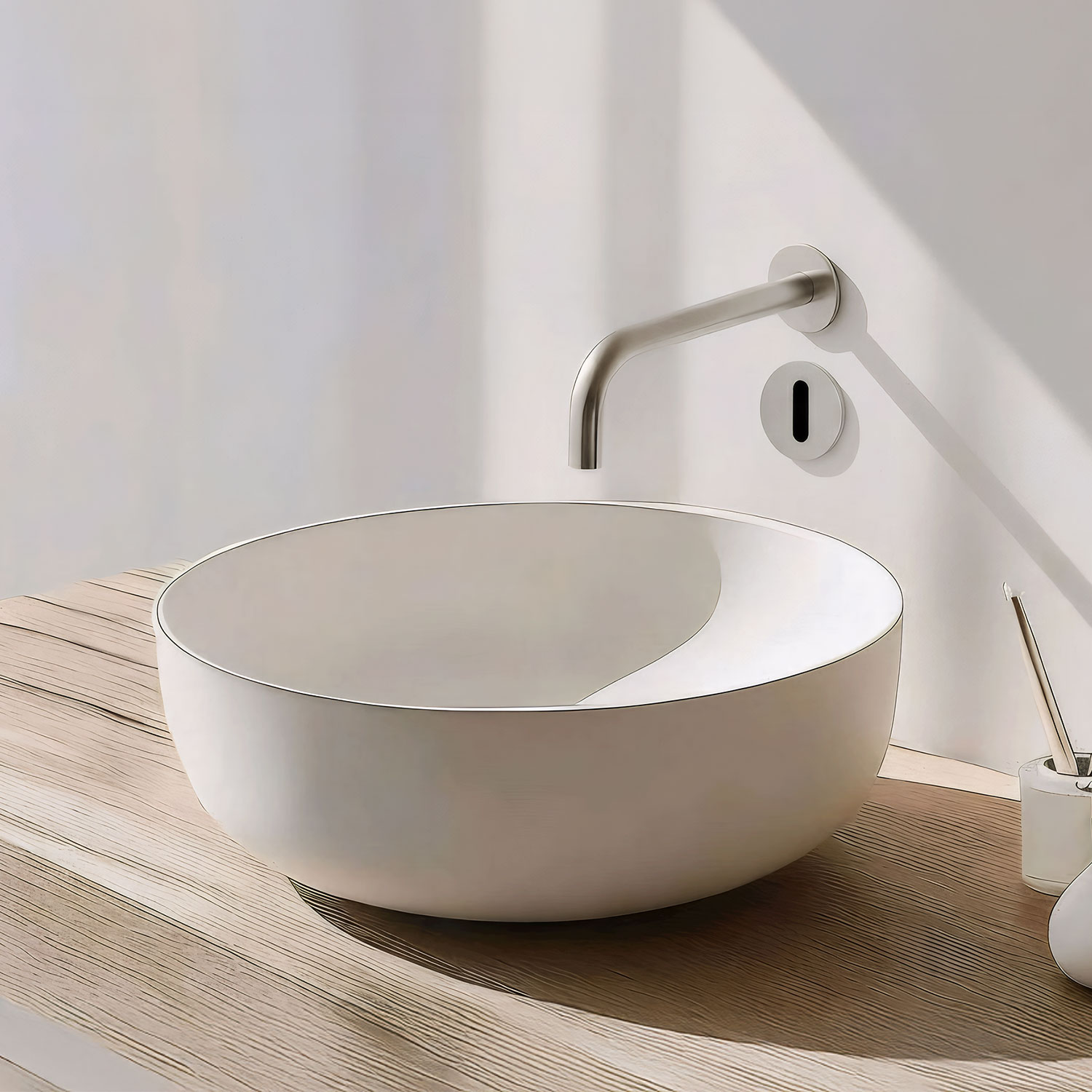 Robinets de salle de bains sans contact : Style, Sécurité, et Durabilité